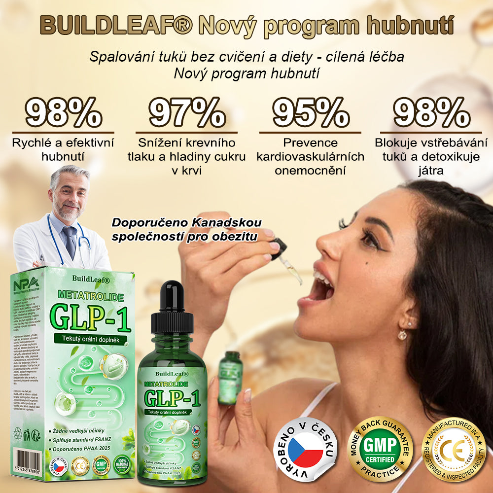 BuildLeaf®🎁 Zbývá už jen 5 krabic! Nabízíme vám extra slevu 50 %! Buďte fit a zdraví. Když to teď nestihnete, budete mít další šanci až příští rok.